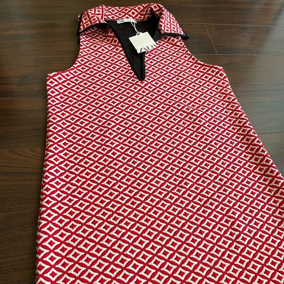 Zara Pinafore Mini Dress - Picture 7 of 9